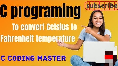 C program "To convert Celsius to Fahrenheit temperature"🌡️||#trending #coding