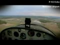 Landing tecnam p92 w pilot commentary czen subs