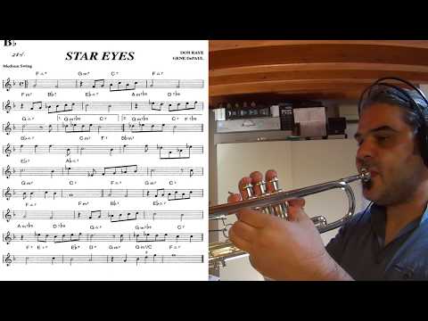 Star Mata - terompet tema tutorial [gratis PDF download Bb-C]