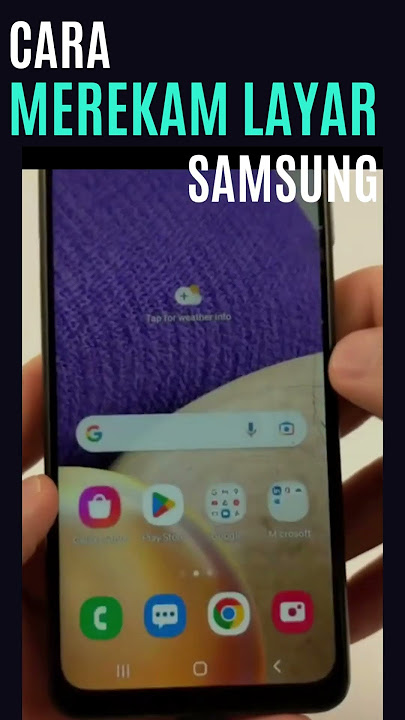 CARA MEMUNCULKAN FITUR REKAM LAYAR DI HP SAMSUNG TERBARU - short 53