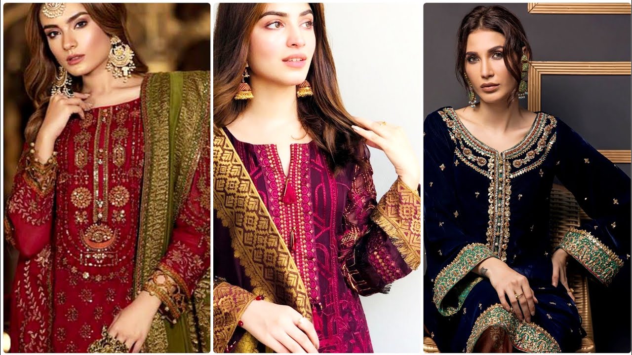 Pakistani dresses collection fancy dresses party wear Eid collection ...