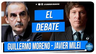 Guillermo Moreno - Javier Milei. El debate en A24 3/12/16