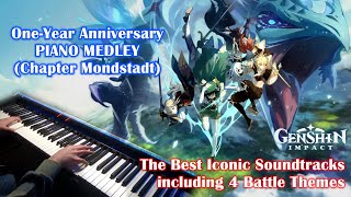 [1st Anniversary Special] Ultimate Genshin Impact Medley on Piano (Chapter Mondstadt)