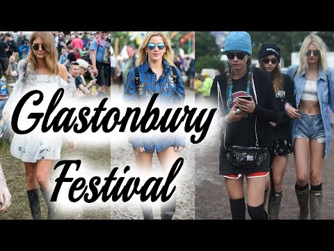 Video: The looks of the stars at Glastonbury between music and mud