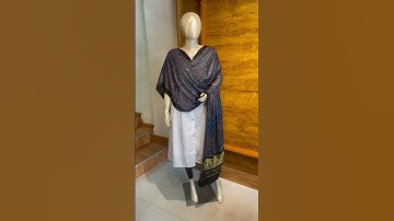 Ajrakh modal silk dupatta #modalsilkdupatta #fashion