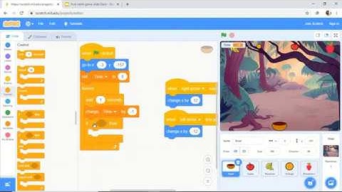 IgniterSpace Robotics Workshop Series - Creating a Fruit Catch Game with Scratch
