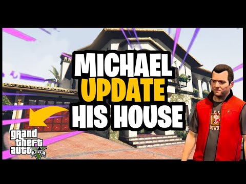 MY HOUSE IS UPDATE 😮😮II GTA 5 MICHEAL HOUSE IS UPDATE II MY NEW BEAUTIFUL HOUSE LOOK😍🥰II #gta5