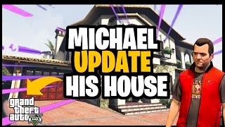 My House Is Update 😮😮Ii Gta 5 Micheal House Is Update Ii My New Beautiful House Look😍🥰Ii #Gta5