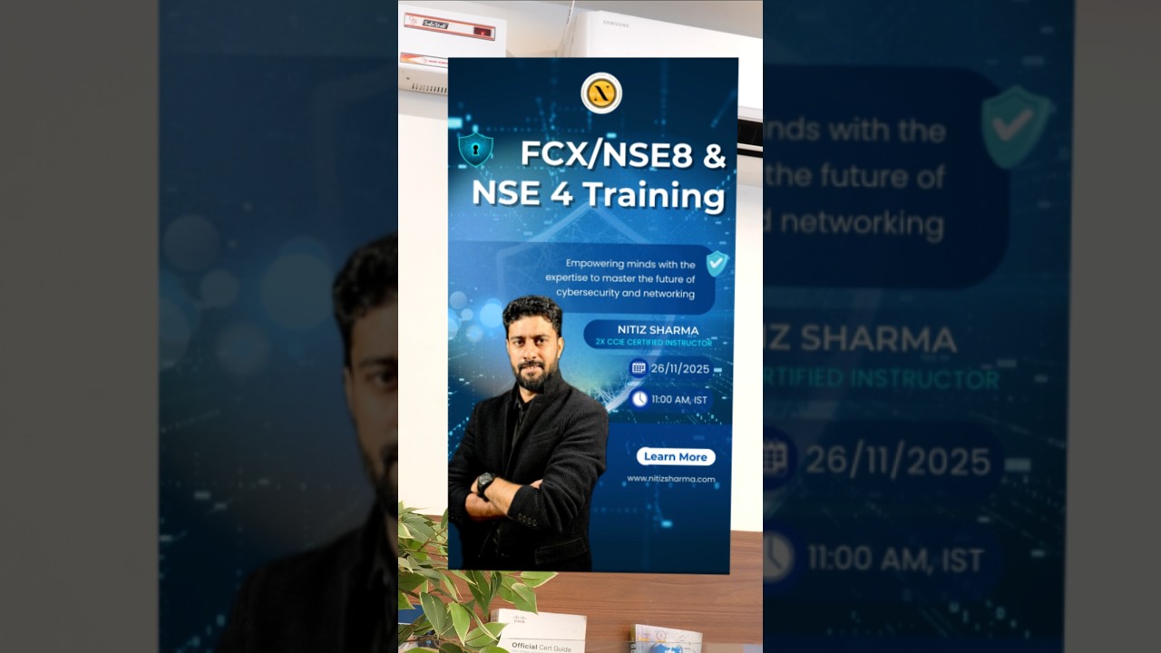 Master FCX/NSE8 | NSE4 With Real-World Training! 