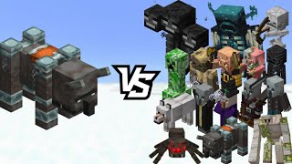 Minecraft ravager vs mob fight who wil win|#minecraft|