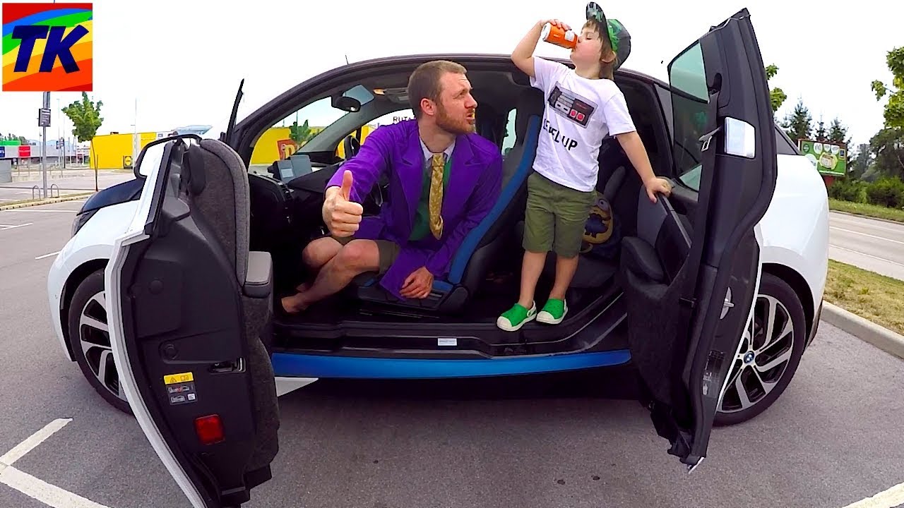 I M Driving In My Car Song Tim Dad Ride On Bmwi3 Electric I M Driving In My Car Song Tim Dad Ride On Bmwi3 Electric With Timko Kid