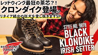 【RedWing】レッドウィング廃盤の激レア茶芯アイリッシュセッター9878！【クロンダイク】