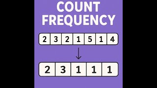 Count Frequency of Elements | 1 to N Array Problem IN JAVA