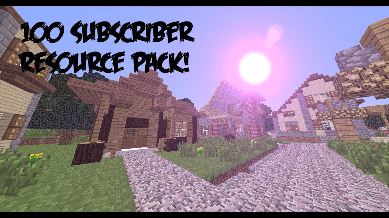 100 Subscriber 1.7.4 Resource Pack Release!