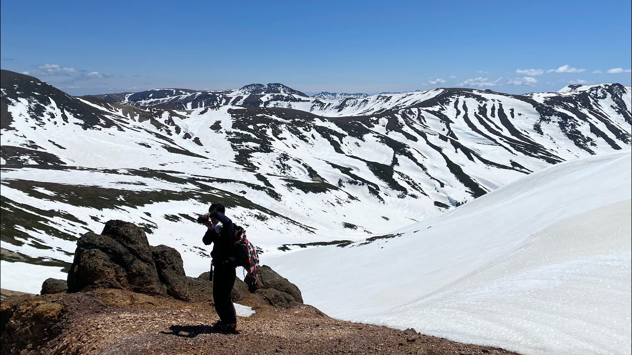 安足間岳 春スキー バックカントリー山スキー 北海道雪山登山ガイド Mt Antaromadake Ski Tour Hokkaido Youtube