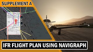 IFR Flight Plan using Navigraph for Microsoft Flight Simulator 2020 with SID STAR APR Charts screenshot 3