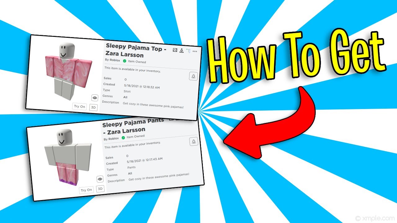How to get the "Sleepy Pajamas" [Event] Roblox Event Roblox YouTube