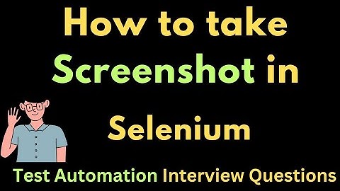 How to take a screenshot of an element in selenium | Important Interview Question