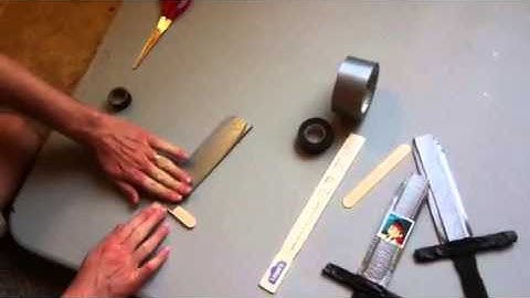 Disney-inspired kids craft: DIY swords