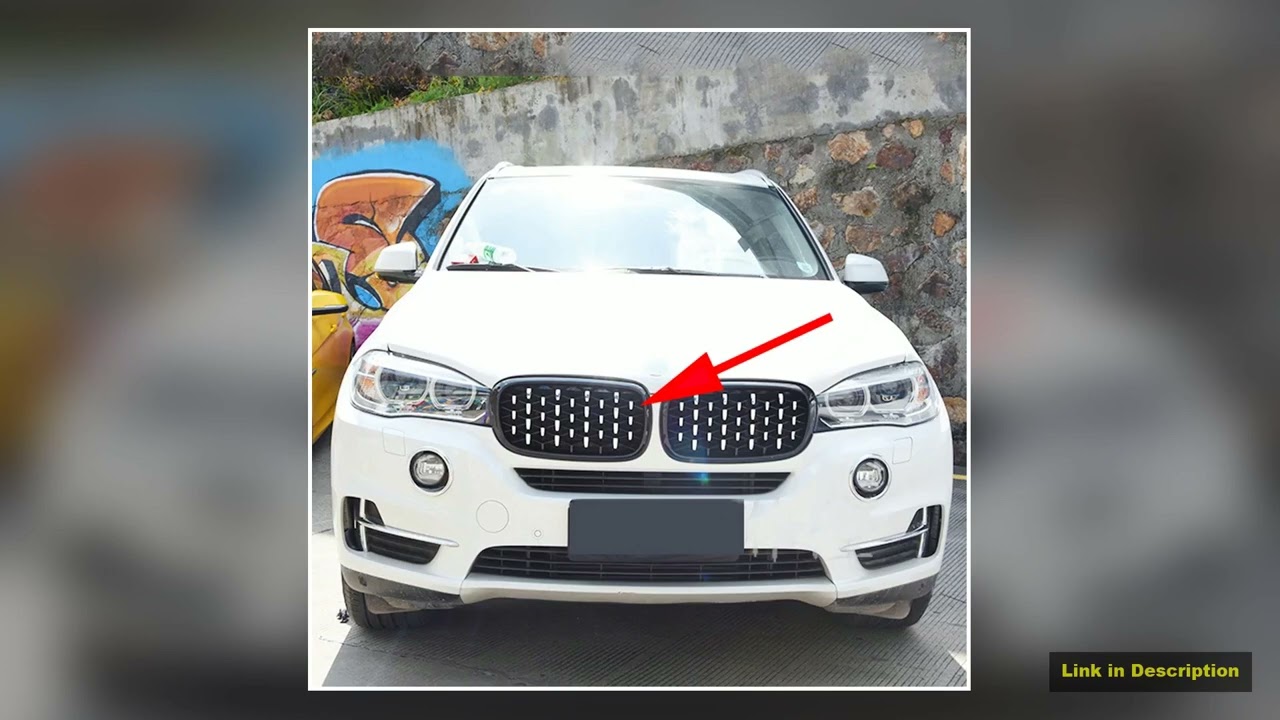 Gypsophila Diamond Meteor Car Middle Grille Grid Modification For BMW F15 F16 X5 X6 2014 2015 2016