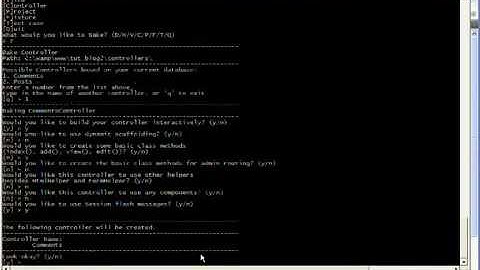 Cakephp Blog Tutorial Baking Commands2
