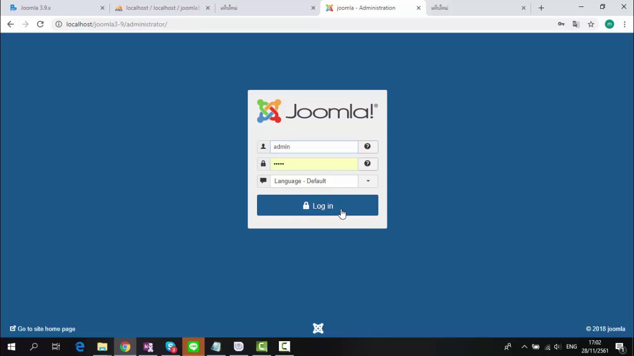 วิธี ใช้ joomla  2022 Update  ทำเว็บไซต์ วิธีติดตั้ง Joomla 3.9 เวอร์ชั่นใหม่ล่าสุด เวอร์ชั่นนี้ เวอร์ชั่นสุดท้ายของ 3.x