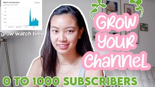 How to Start and Grow Your YouTube Channel (from 0 to 1000 subscribers) | 15 tips for faster growth