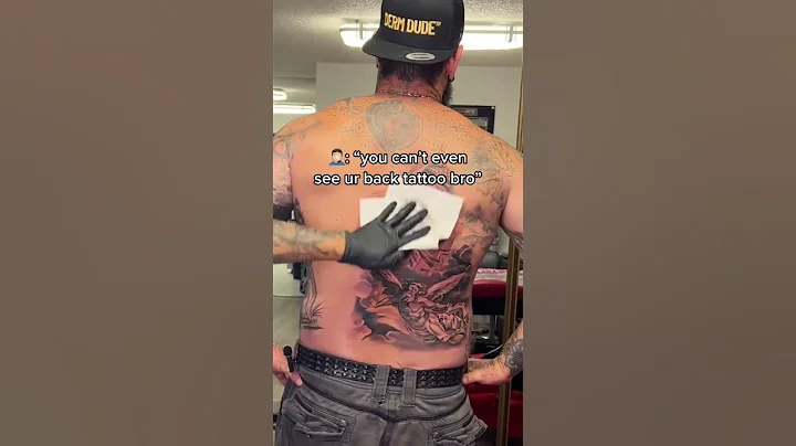 Back Tattoo Reveal - Haters Gonna Hate #tattoo #tattoos #tattooed #tattooart #tattooartist #shorts