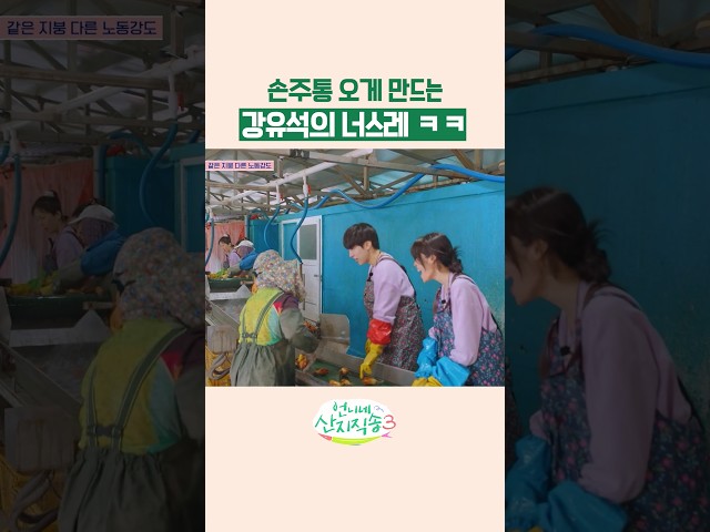 사랑둥이 손주 강유석ㅋㅋ #언니네산지직송3