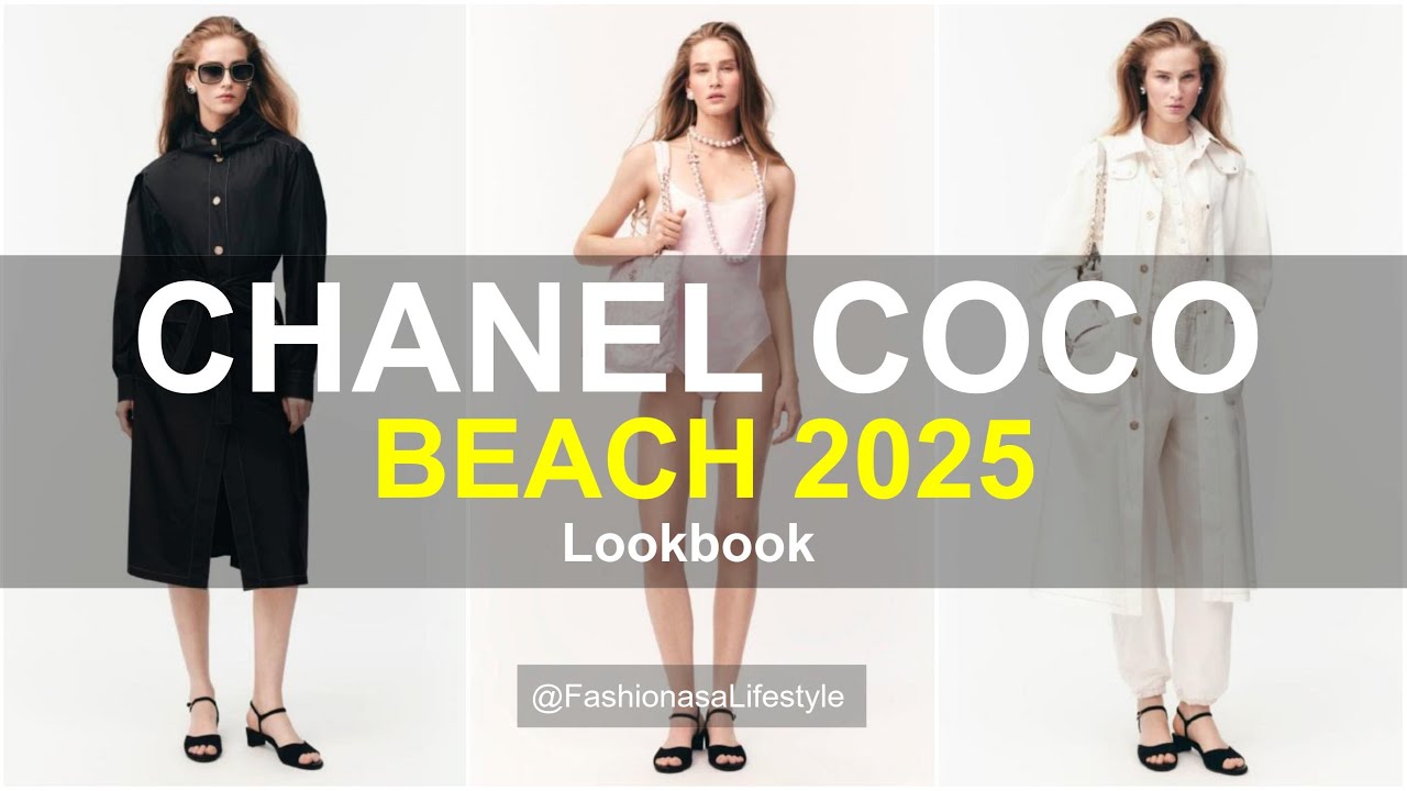 2025ココビーチ♡【CHANEL】ココマーク パンツ CHANEL COCO Beach 2025🌼🏊♀️ Lookbook - YouTube