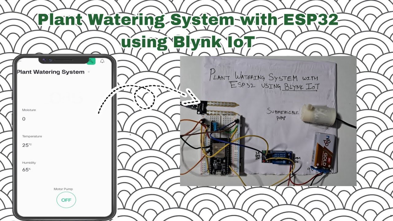 Plant Watering system with ESP32 using Blynk IoT - YouTube