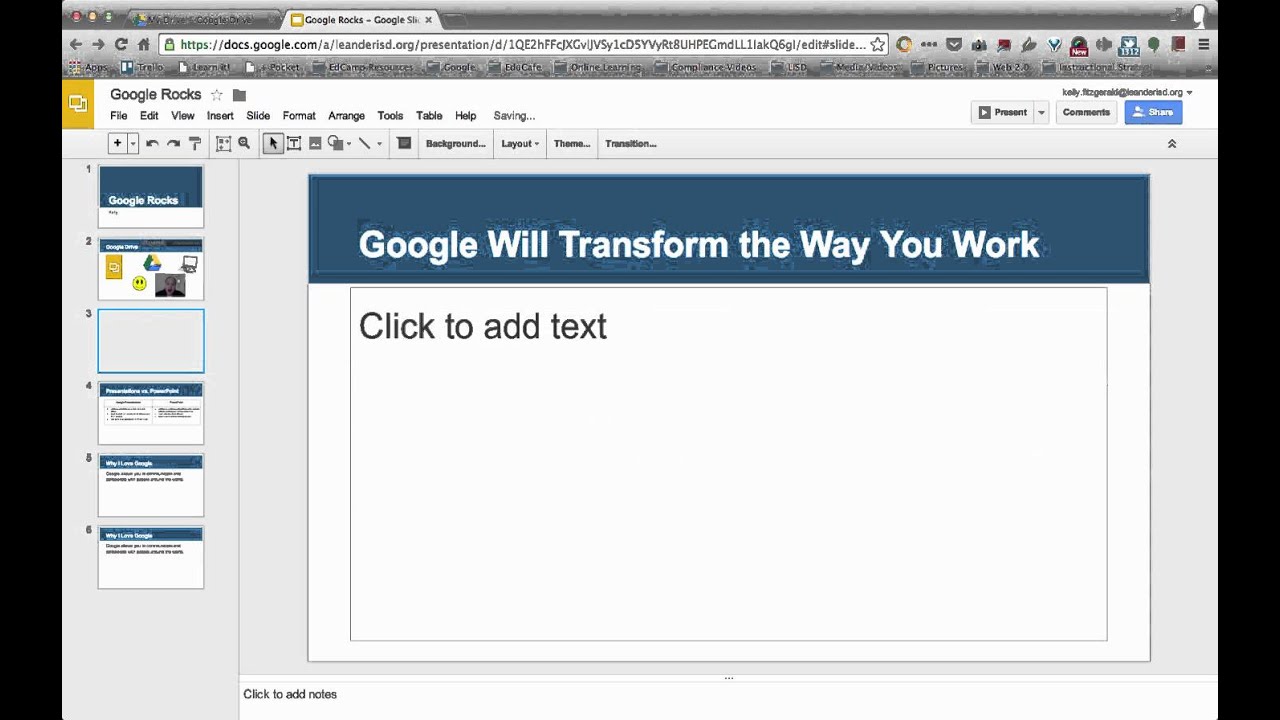 delete slide presentation google