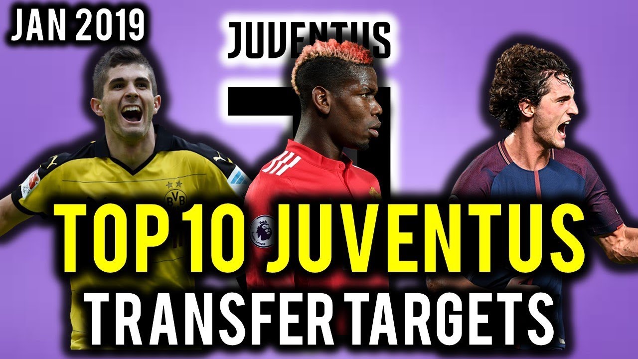 TRANSFER NEWS! TOP 10 Juventus TRANSFER TARGETS January 2019 ft Pulisic, De Ligt, Martial