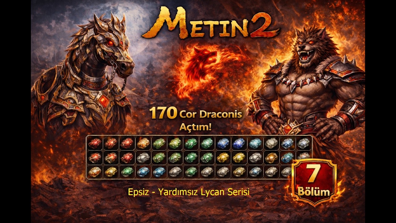 Metin2 TR Safir #7 - GrandMaster Açtık  - 170 Cor Açımı - Zırhlı At