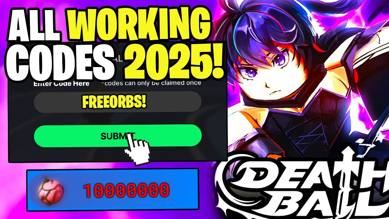 *NEW* ALL WORKING CODES FOR DEATH BALL IN 2025! ROBLOX DEATH BALL CODES ...