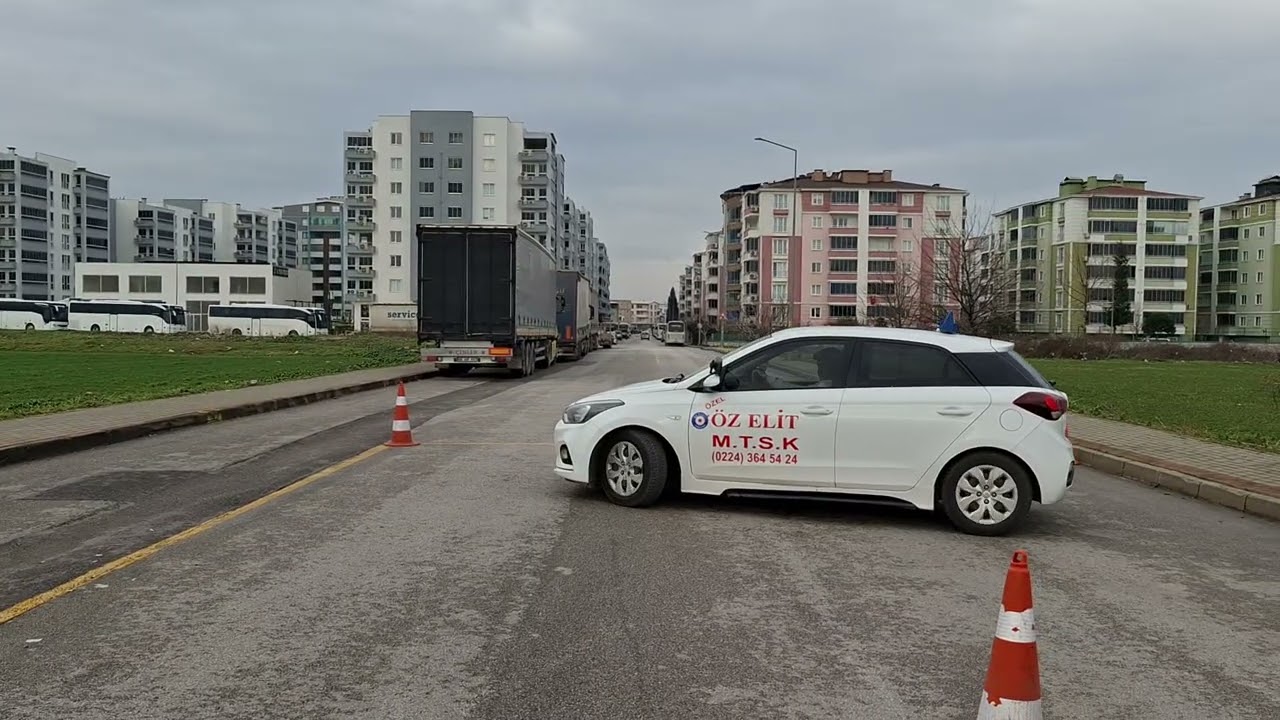 Bursa Yıldırım B sınıfı ehliyet sınav güzergahı adayımız Haktan Öner