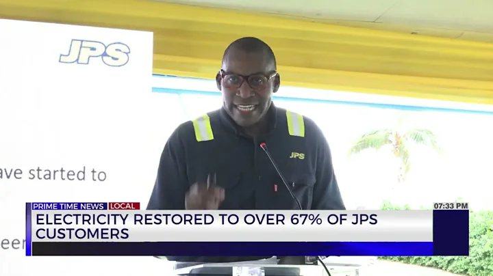 Electricity Restored to Over 67% of JPS Customers | TVJ News