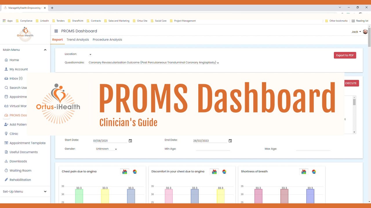 Dashboard Promapp 7 PROMS Dashboard - YouTube