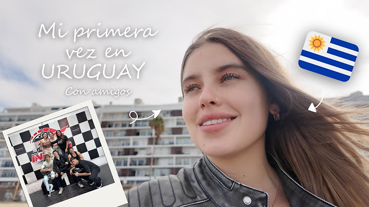 Mi primera vez en Uruguay, visitando amigos, conociendo y pasándola hermoso❤️