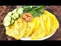 How To Make Cambodian Crepes l Banh Chao l Similar to Banh Xeo