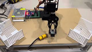 แขนกล 6 แกน แยกวัตถุโลหะ อโลหะ Arduino (Robot Arm Classify Metel And Non Metal)
