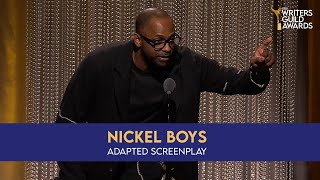 Full Nickel Boys' RaMell Ross & Joslyn Barnes Win the 2025 Writers Guild Award for Adapted Screenplay News