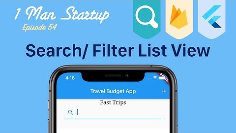 (Ep 54) Search List View With Flutter & Firestore