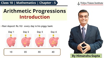 Arithmetic Progressions - Intoduction 🌟 Class 10 Maths Chapter 5 🌟 CBSE, NCERT 🎯