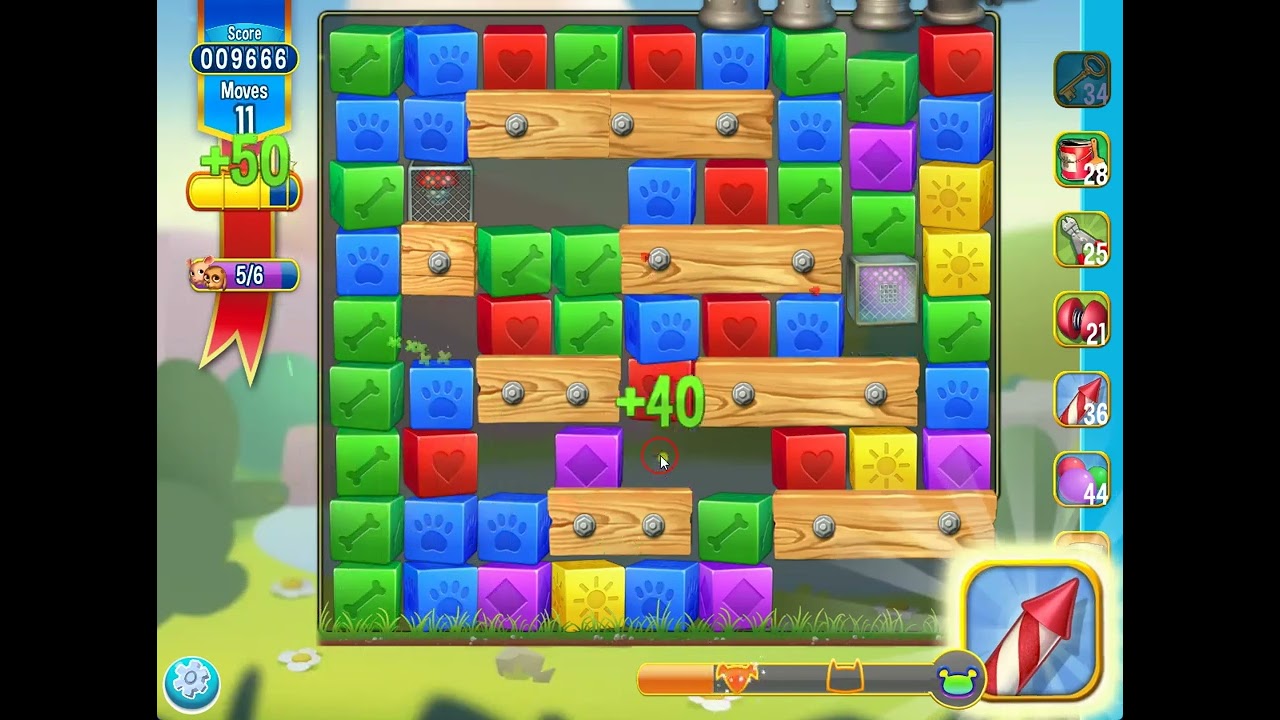 Pet Rescue Saga level 5243 no boosters| PuzzledCubes.site