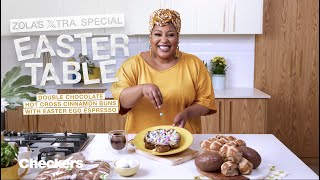 Double Chocolate Hot Cross Cinnamon Buns | Checkers South Africa