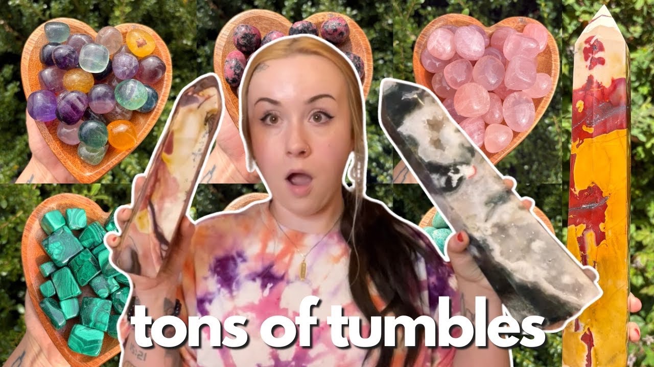 HUGE TUMBLE RESTOCK bulk crystal unboxing