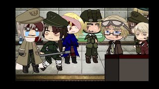 Союзники на протяжении почти двух минут тусят в бункере ✌️ | хеталия | hetalia |