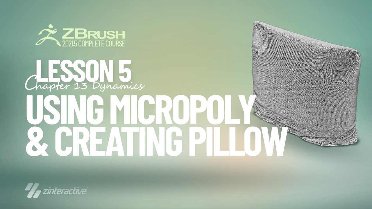 modeling pillows in zbrush