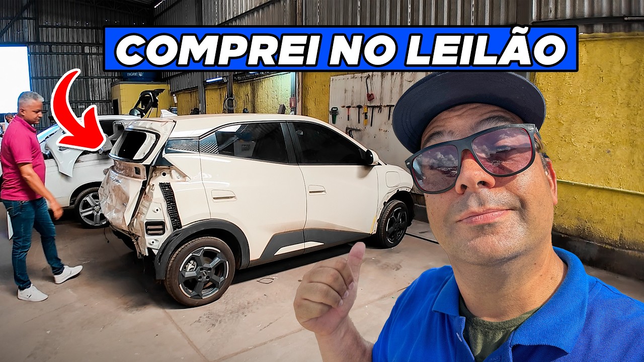 QUANTO FICOU PRA CONSERTAR O BYD DOLPHIN QUE COMPREI NO LEILÃO?